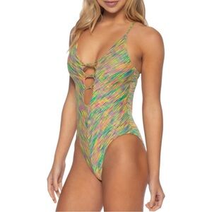 NWT Isabella Rose Prismatic Swim